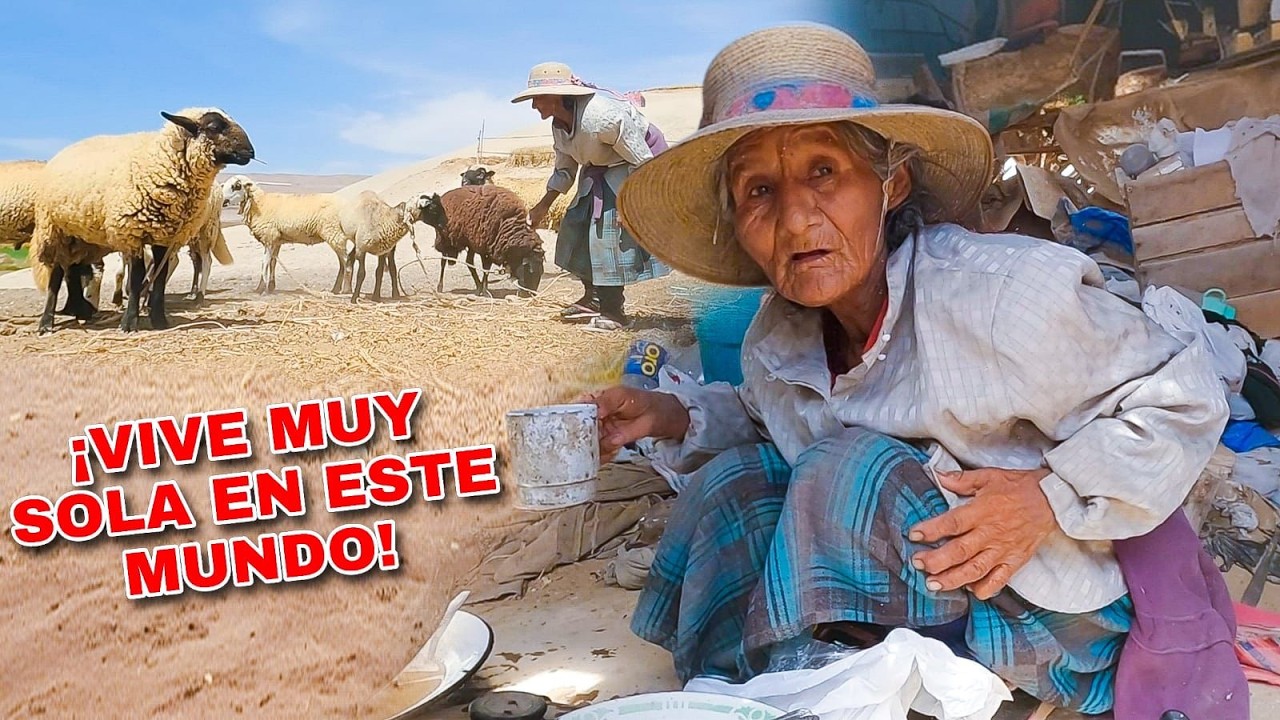 Ya no RECUERDA su EDAD. Encontré a la mamita ZENOBIA una mujer SOLA en este MUNDO