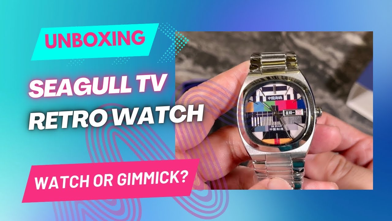 Seagull Retro TV Watch Unboxing