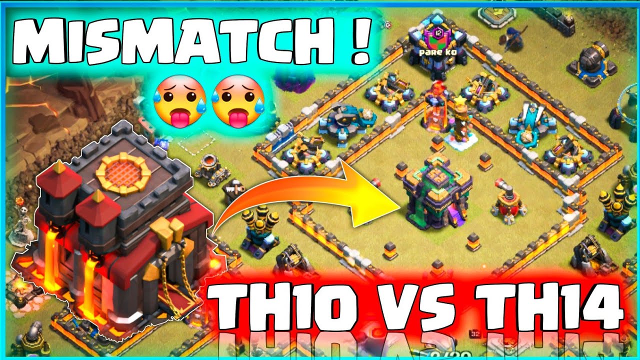 How to 2 star Th14 with Th10 ? Th10 vs Th14 attack strategy || Th10 vs Th14 | 2 star strategy....coc