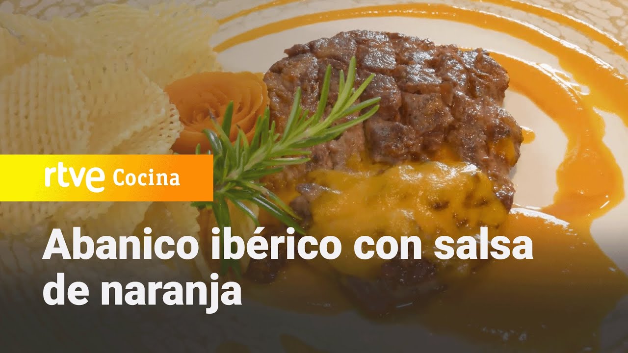 Abanico ibérico con salsa de naranja - Ahora o nunca | RTVE Cocina
