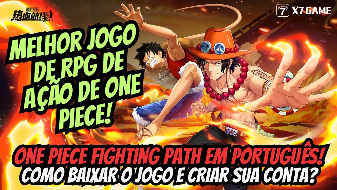 ⭐FINALMENTE! Jogue One Piece Fighting Path em PORTUGUÊS o melhor jogo de one piece para celular!⭐