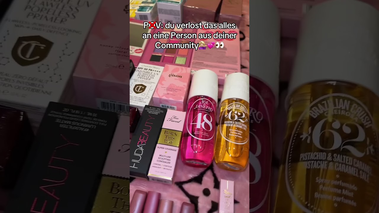 XXL Beauty Verlosung😱🩷💄Wer mit machen m&ouml;chte, Instagram: Lica_vee🍀 #verlosung #makeup #giveaway