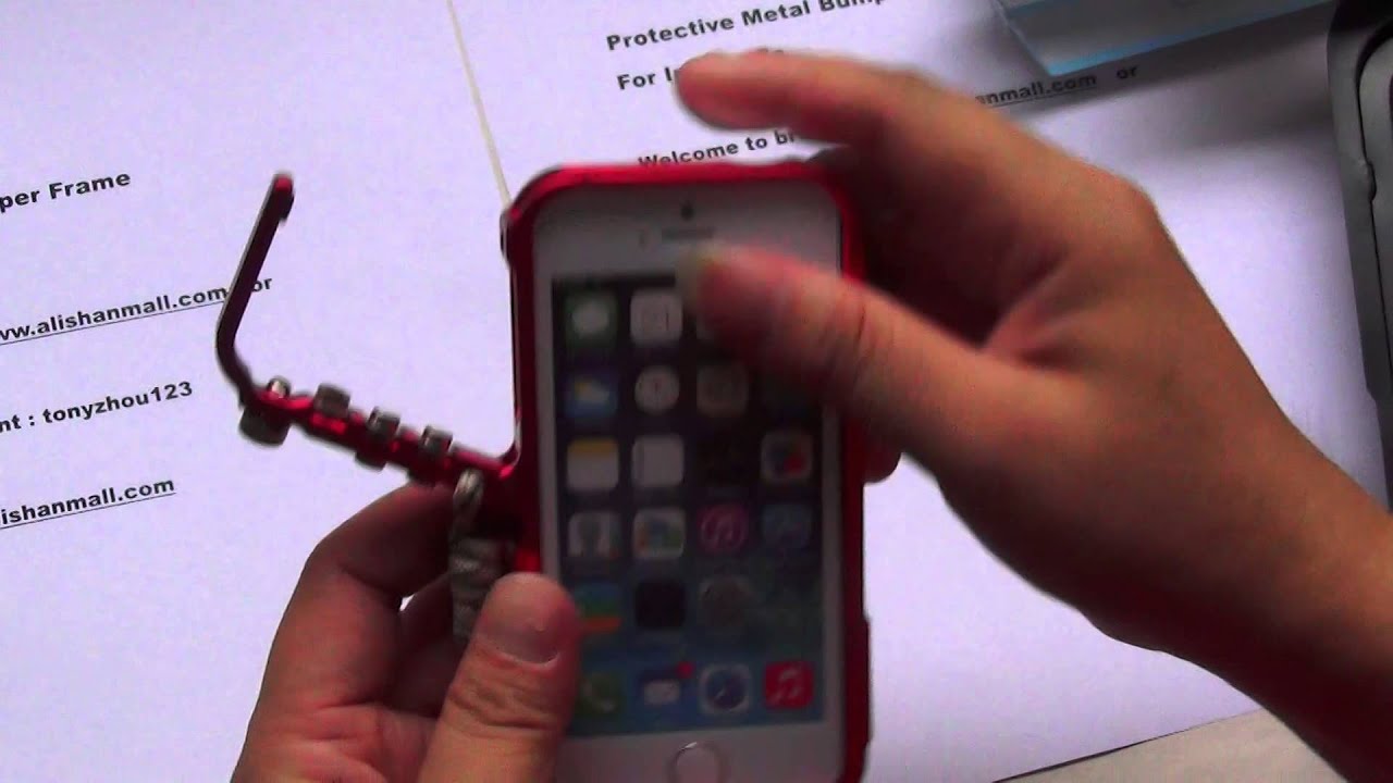 Aluminum Bumper |metal case for iphone 5|iphone 5s Trigger  installation|USD15.00|Free Shipping