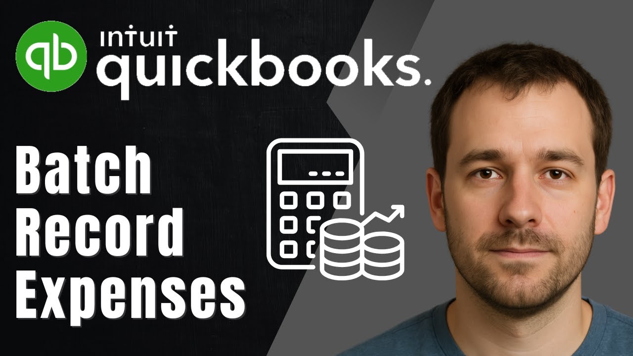 QuickBooks Online Advanced: How to Record Expenses in a Batch (2025 Accounting Bookkeeping Tutorial)