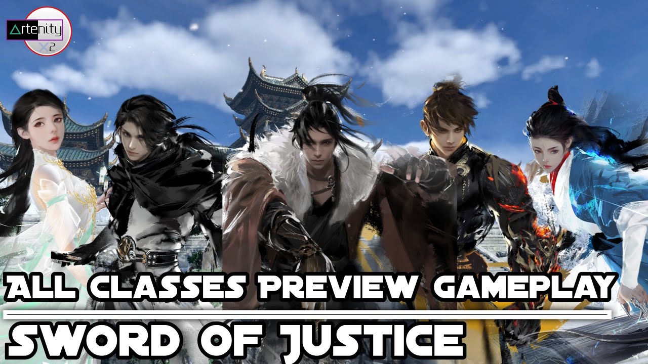 Sword of Justice: All Classes Preview Gameplay [MMORPG Mobile on Android/iOS]