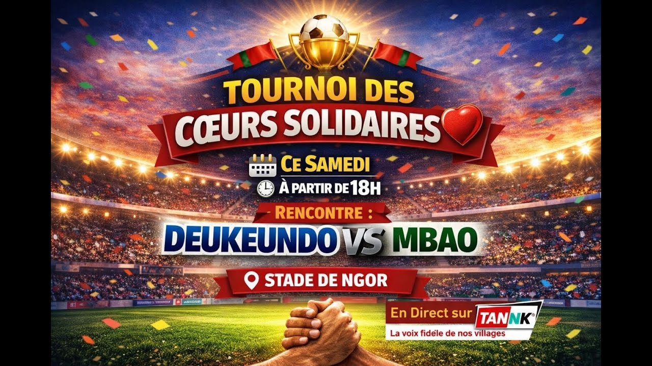 Tournoi de l'association cœur Solidaire 2e journée : Deukeundo Vs Mbao Foot Partie 1.