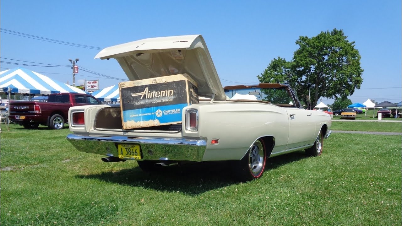 RARE CHRYSLER AIR ! 1969 Plymouth Road Runner Convertible 383 & Ride My Car Story with Lou Costabile