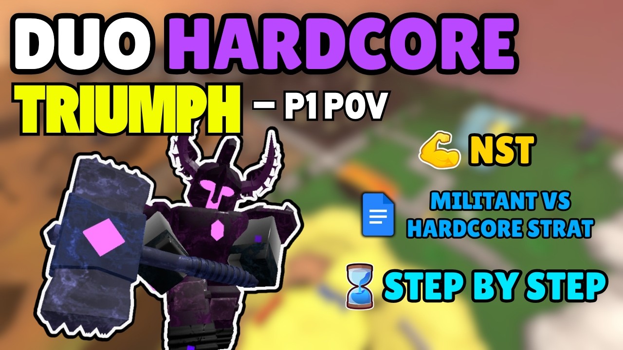 DUO HARDCORE TRIUMPH | P1 | Tower Defense Simulator