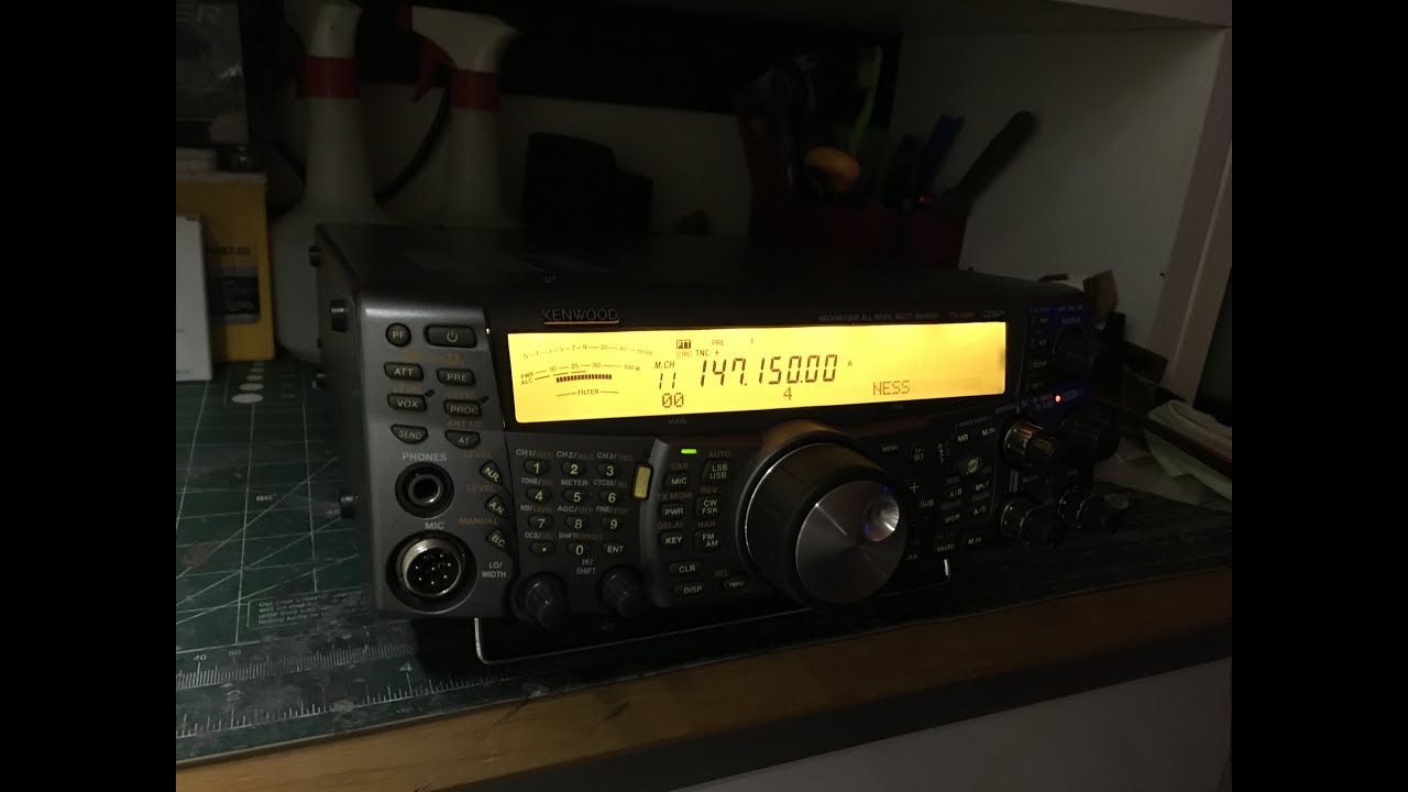 TS-2000 Kenwood conversão backlight para LED