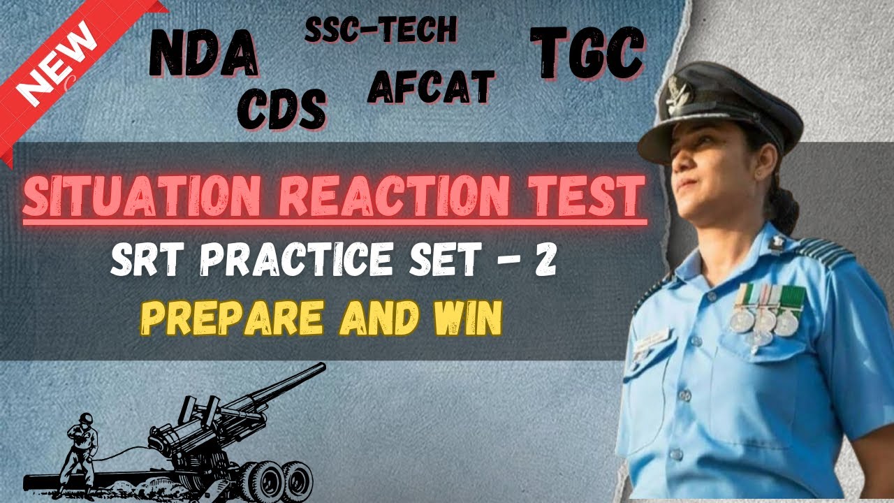 Situation Reaction Test Practice Set - 2 | SRT Practice Set - 2| SSB Interview #srtpracticeset