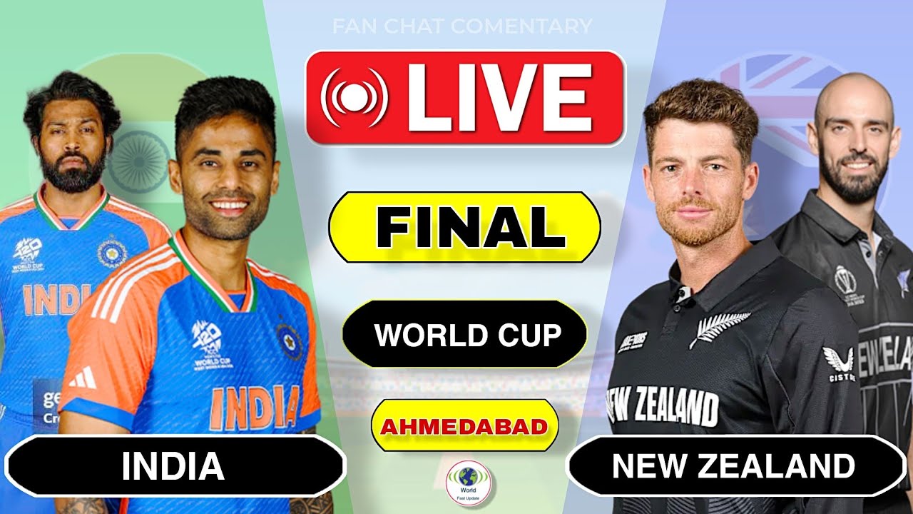 🔴 Live Final : India vs New Zealand T20 World Cup 2026 | Ind vs Nz Live Today Match | Score Comentry