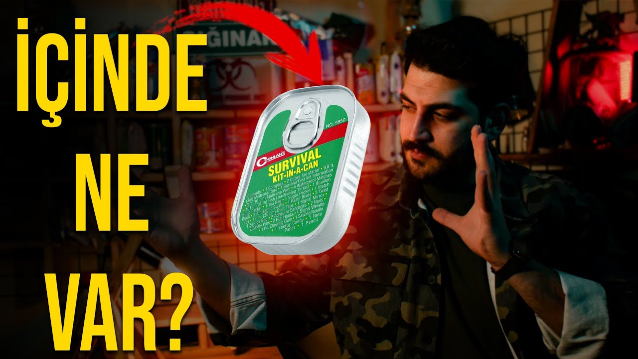 Konserve Hayatta Kalma Kiti Yapmışlar | Coghlan's Survival Kit
