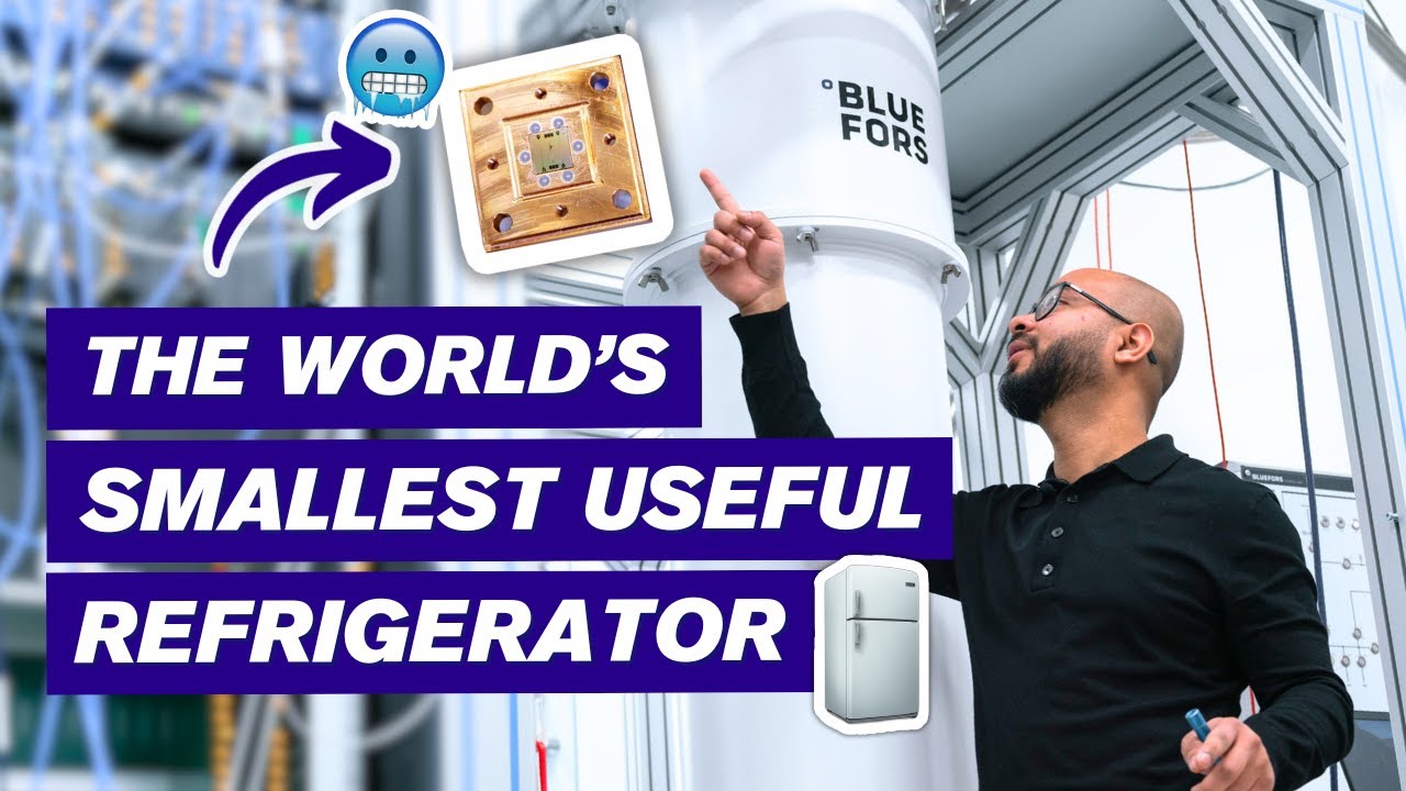 The world's smallest useful refrigerator