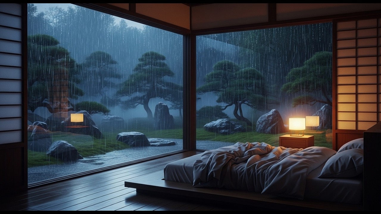 Relaxing Sleep Music + Rain Sounds – Deep Sleep, Stress Relief and Anxiety Calm - NO ADS