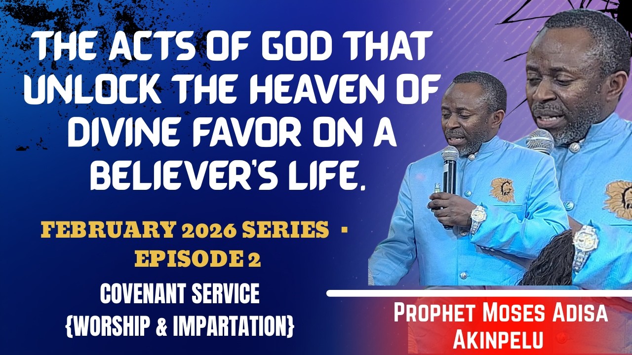 THE ACTS OF GOD THAT UNLOCK THE HEAVEN OF DIVINE FAVOUR ON A BELIEVER'S LIFE (EPISODE 2).