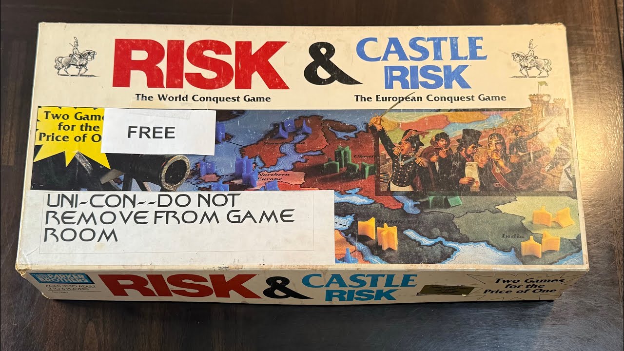 Risk & Castle Risk (Parker Brothers) - Quick Look at a Classic (Used Convention Copy)