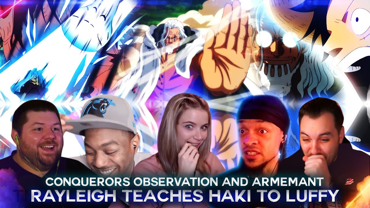Rayleigh Teaches Luffy Haki ! Reaction Mashup