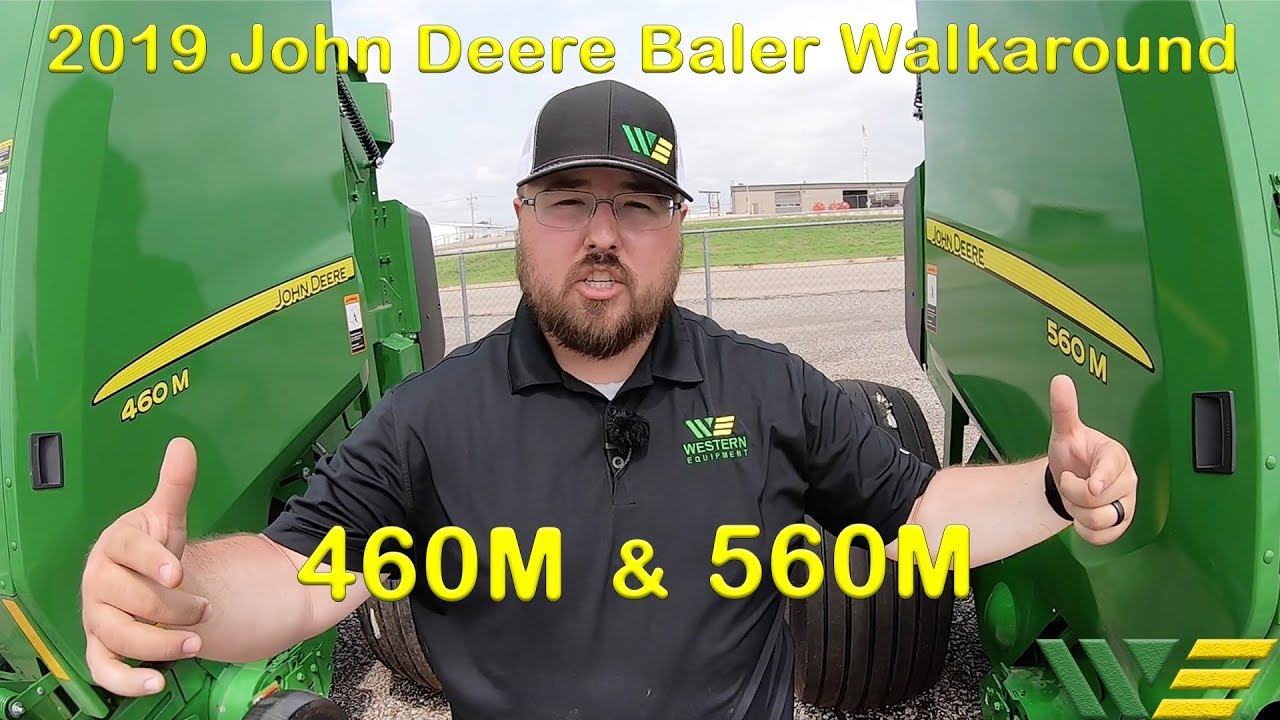 2019 John Deere 560M and 460M Round Baler Walkaround Product Overview