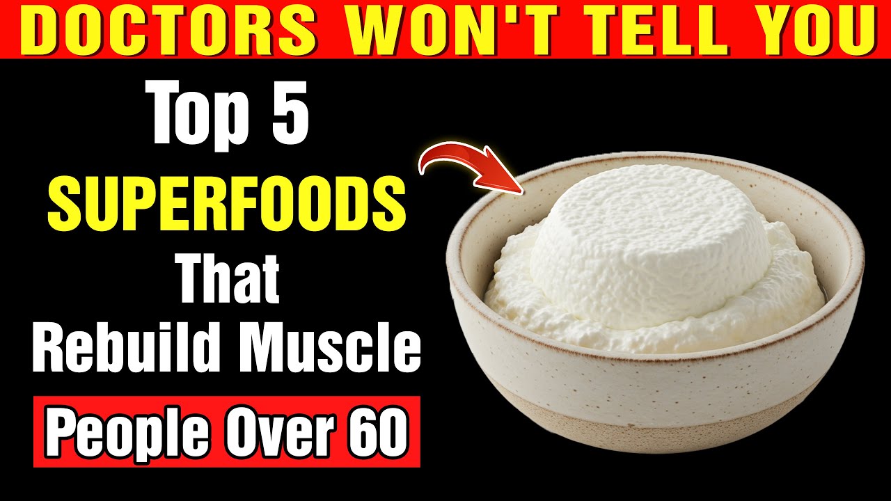 Top 5 Superfoods That Rebuild Muscle for People Over 60 | #1 is Cheaper Than Protein