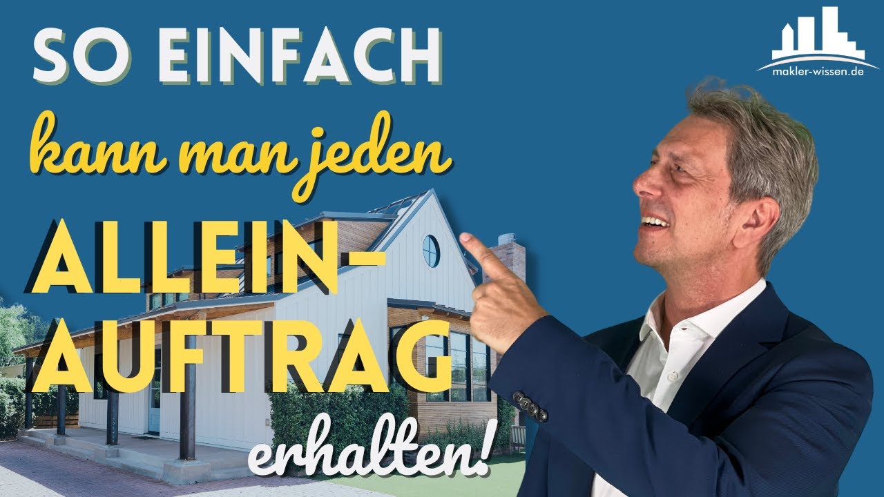 So einfach kann man jeden Alleinauftrag erhalten