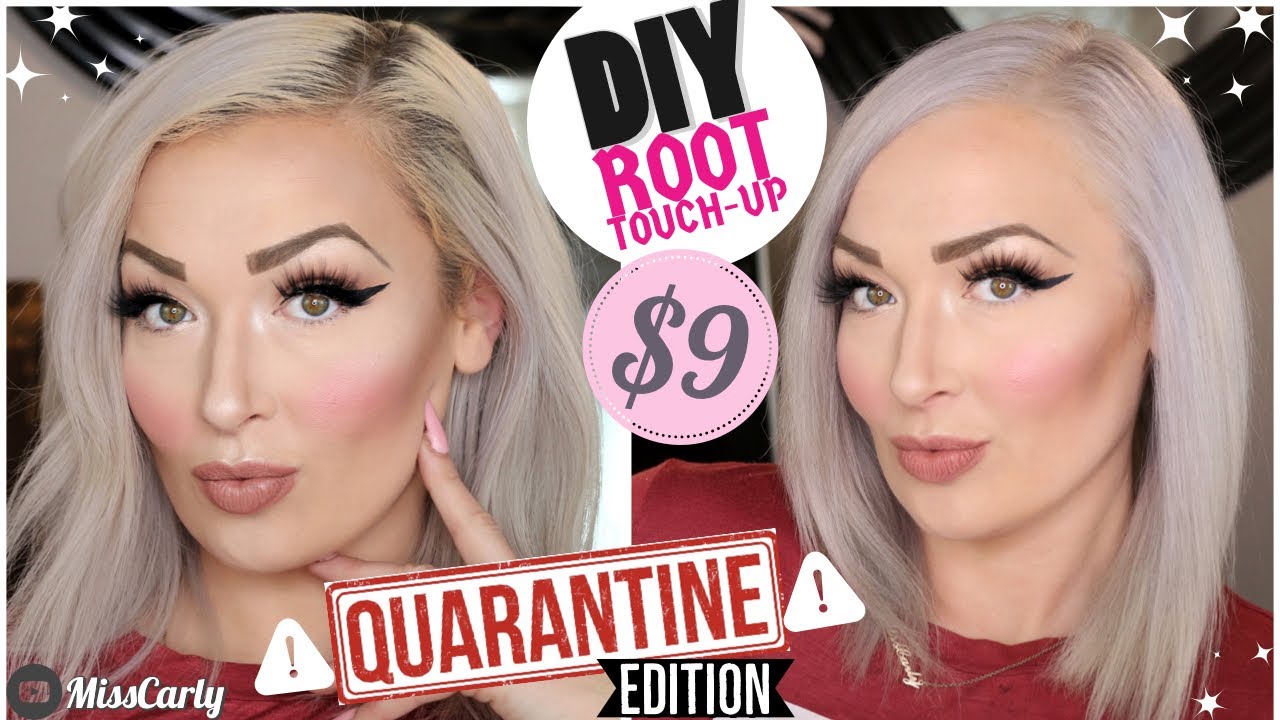 ✨Quarantined: DIY Root Touch-Up / Fail Proof: $9 🤍Platinum Tone - Amazon: Wella & Schwarzkopf