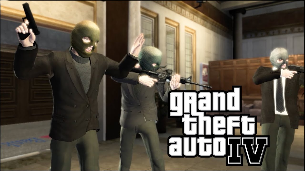 GTA IV #21 | Ladrões de banco amadores