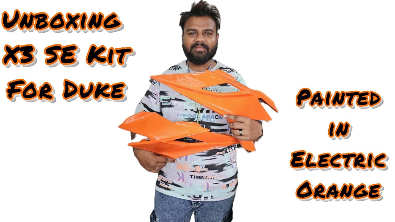 X3 SE Kit For Duke Painted in Electric Orange 🔥🔥