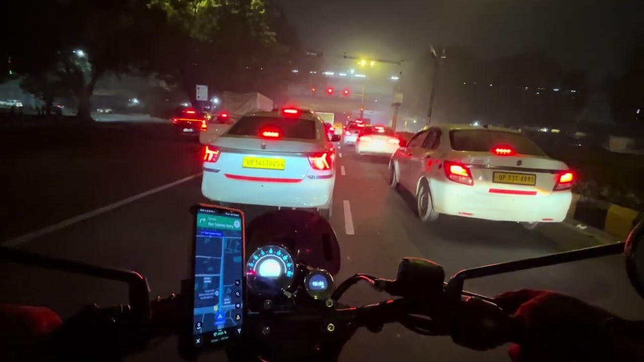 #delhi Bike Riding in midnight Indiagate New Delhi 🏍️