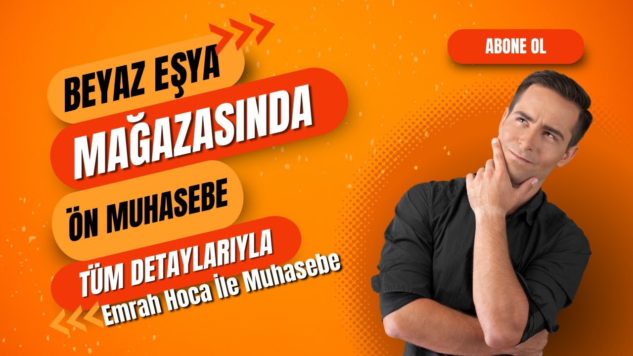 Zirve Finansman - Bir Beyaz Eşya Mağazasının Ön Muhasebesini Tutmak - Escape Akademi (2020)