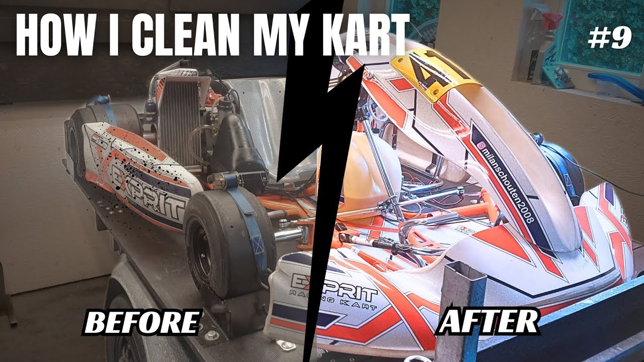 How To CLEAN Your Go-Kart! 🧼 - Rotax Max Senior