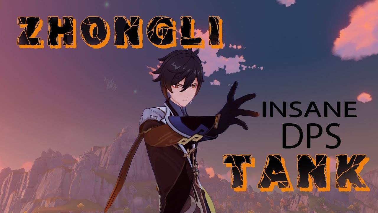 Genshin Impact | ZHONGLI  SKILL SHOWCASE - Insane Tankiness and DPS