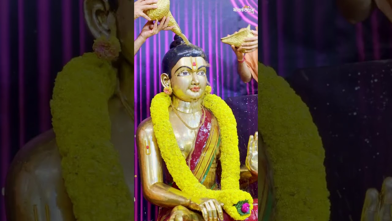 Poicha Swaminarayan Mandir #nilkanthdham #poicha  #abhishek