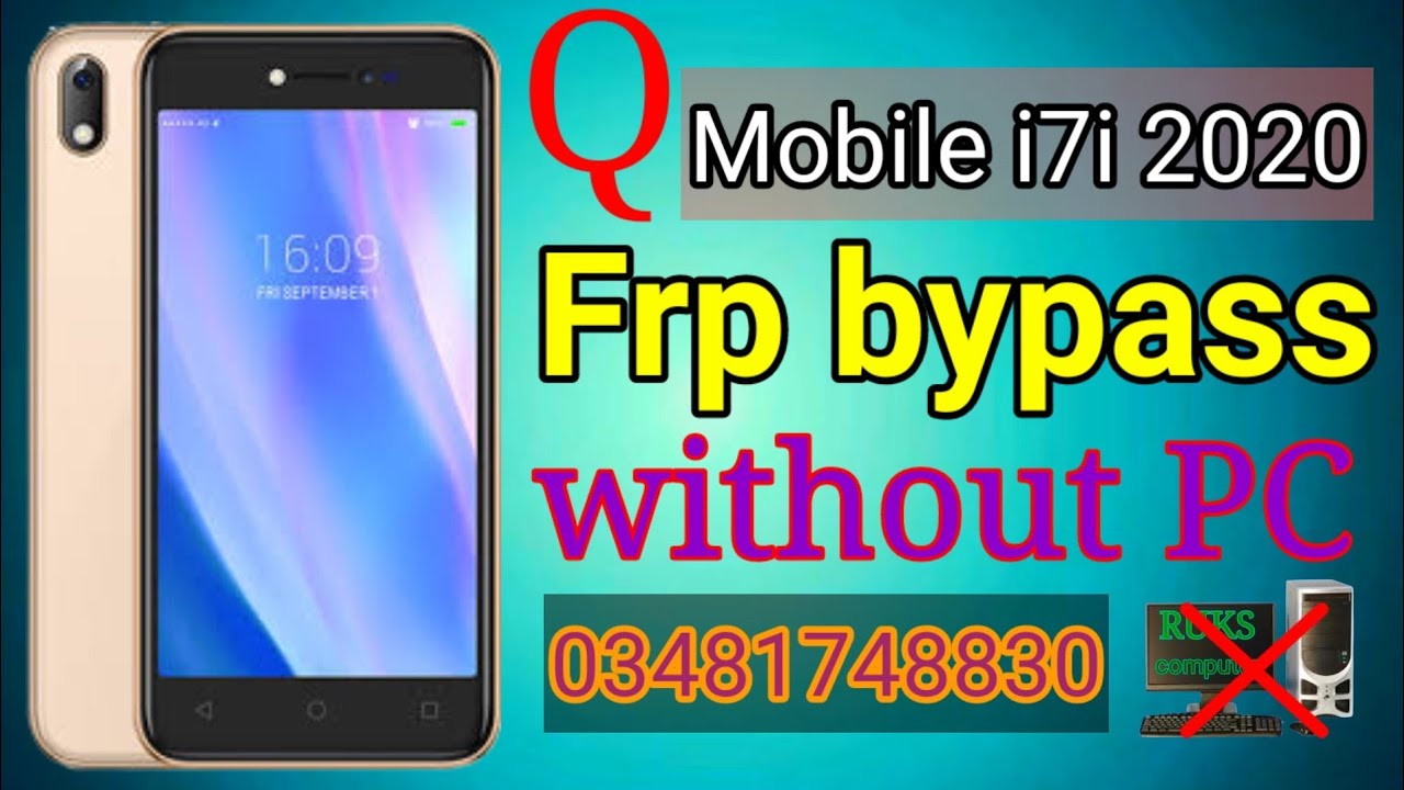 QMobile i7i 2020 FRP Bypass Without PC | 100% Working Trick