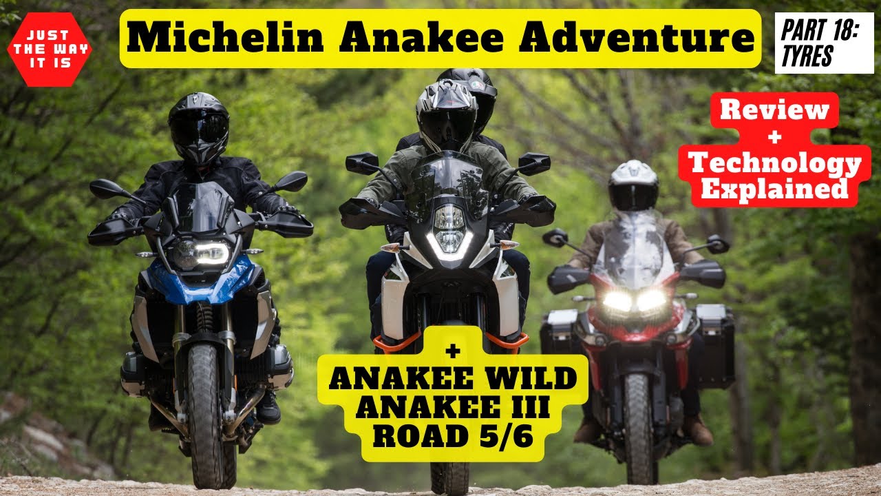 EP:18 - Обзор шин Michelin Anakee Adventure + Anakee Wild + Anakee III + Road 5 и 6 BMW GS и GSA