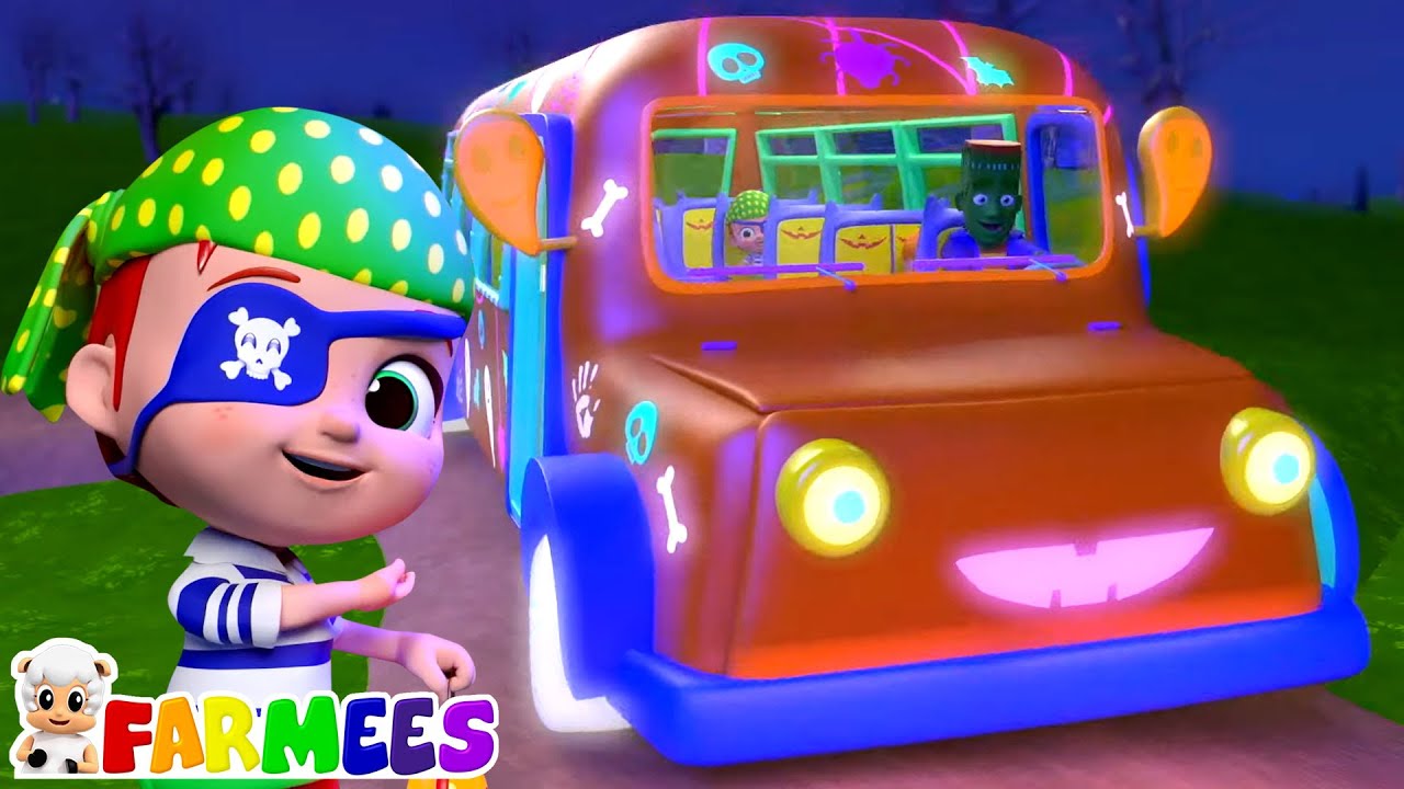 Paseo Del Monstruo Autobús Espeluznante + más Poema de Halloween para bebés