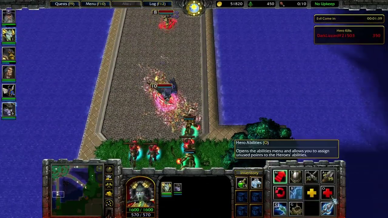 Warcraft 3 DL Hero Siege 2014 SOLO
