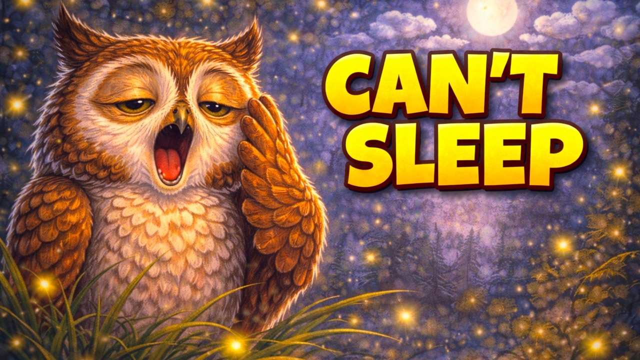 The Owl Who Couldn't Sleep | Calm Bedtime Story for Kids | Fern the Fox of Whispering Woods