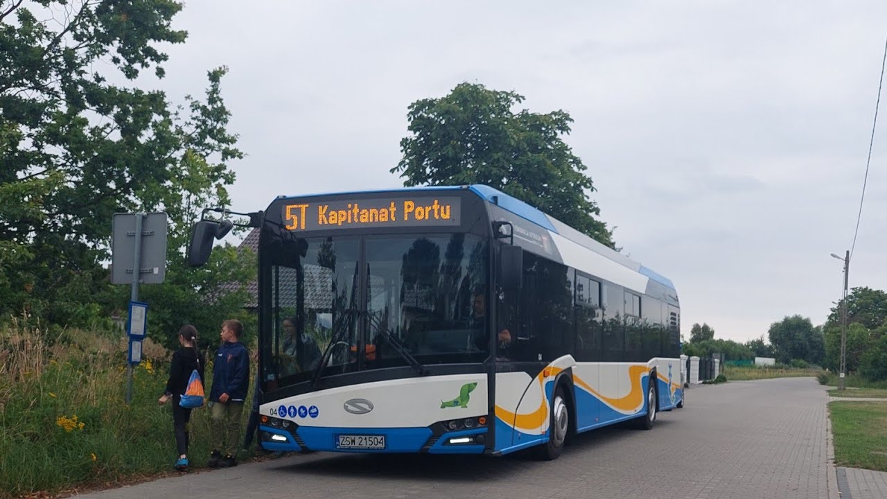 KA Świnoujście - Linia: 5T - Kierunek: Karsibór - Solaris Urbino 12 IV Hybrid #04