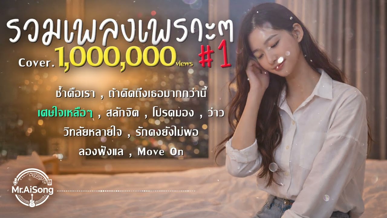 รวมเพลง 100 ล้านวิว ฟังยาวๆ | เพลงเศร้า เพลงฮิตตลอดกาล