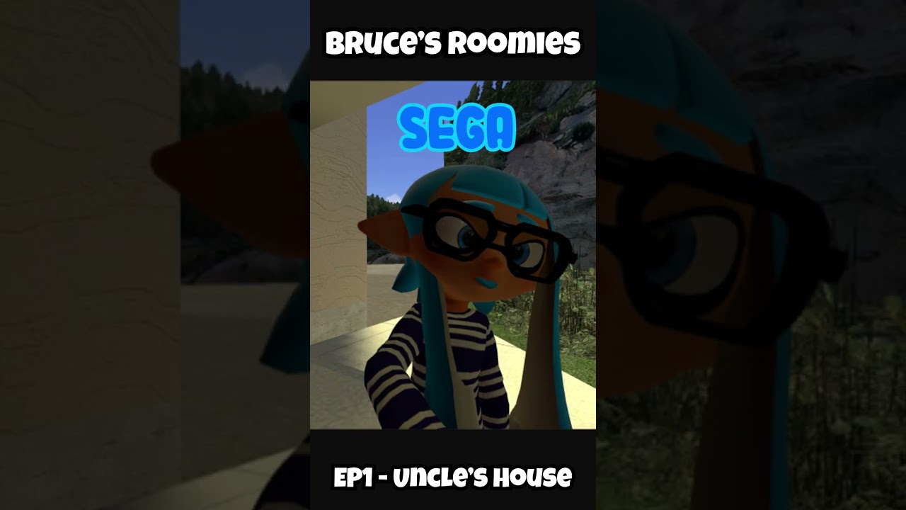 Meet Sega - Bruce's Roomies #shorts #splatoon #garrysmod #brucebrush