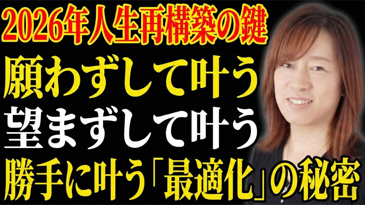 【並木良和】2026年、人生の再構築。「願う」のをやめた瞬間に、最高の現実は動き出す｜引き寄せの法則｜願望実現｜宇宙の法則
