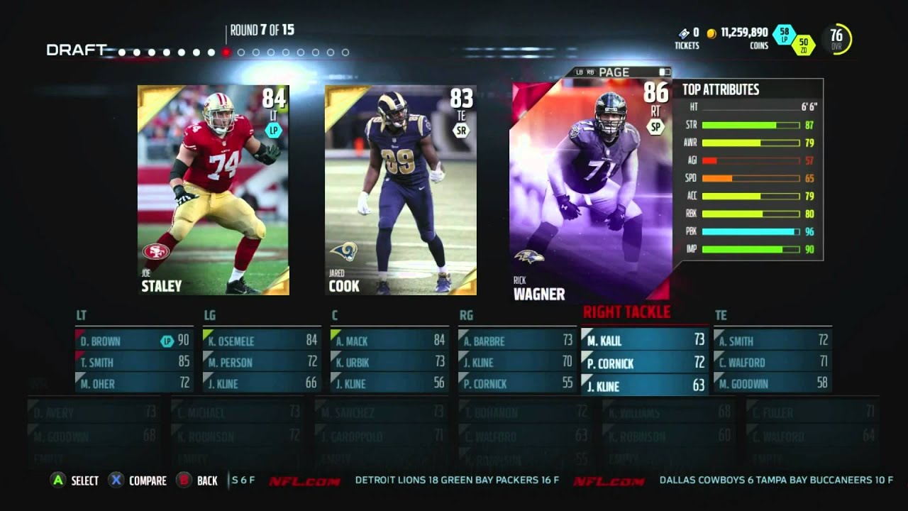 Madden 16 Draft Champions :: *NEW* RANKED Full Draft!::-XBOX ONE Madden 16 Draft Champions