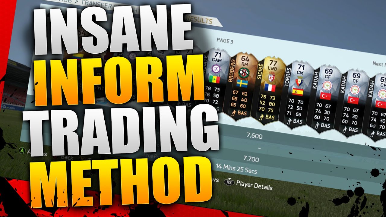 FIFA 16 - INSANE INFORM TRADING METHOD - MAKE MILLIONS