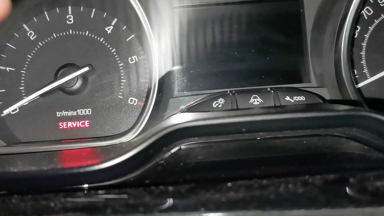 peugeot 2008 azzerare service tagliando.