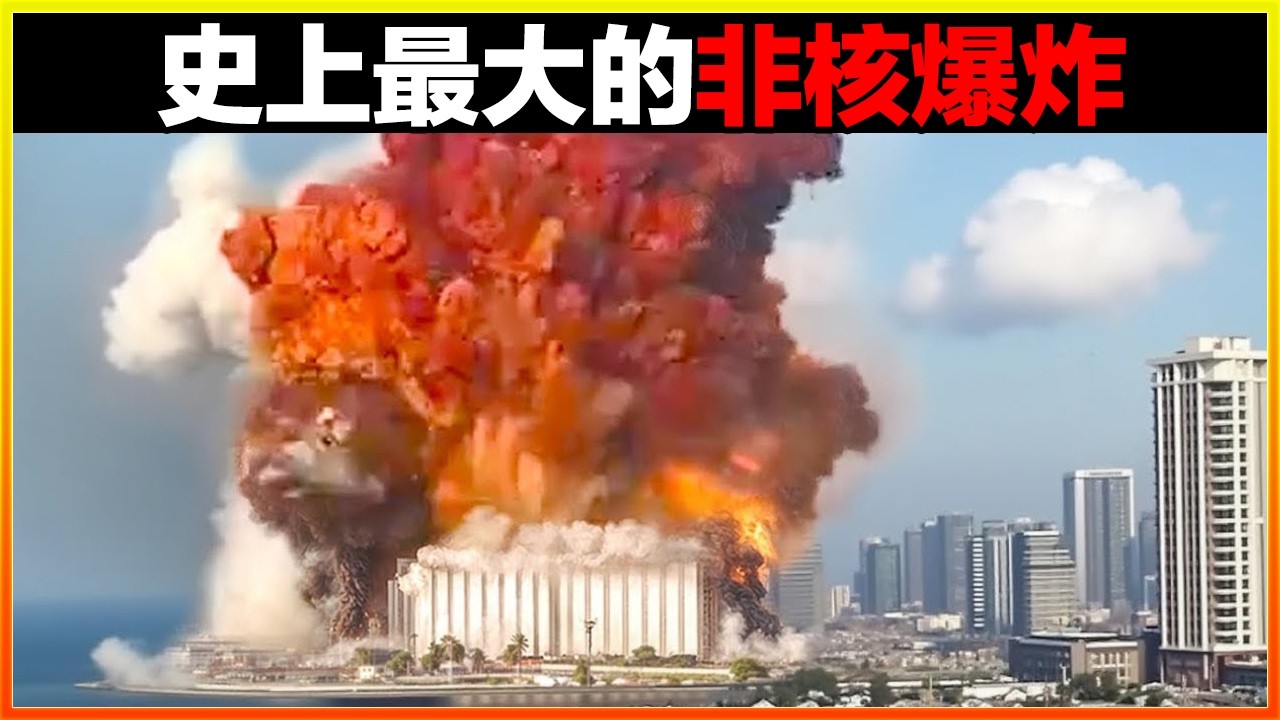這場爆炸在太空都能看到，威力堪比核彈，整個城鎮化為焦土。10個史上最大的非核爆炸。