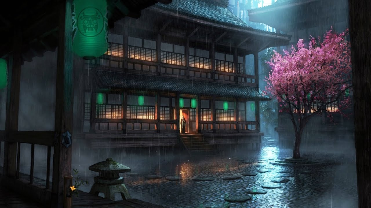Relaxing Sleep Music with Rain Sounds ~ Piano Music for Deep Instantly Fall Asleep With Soft Rain