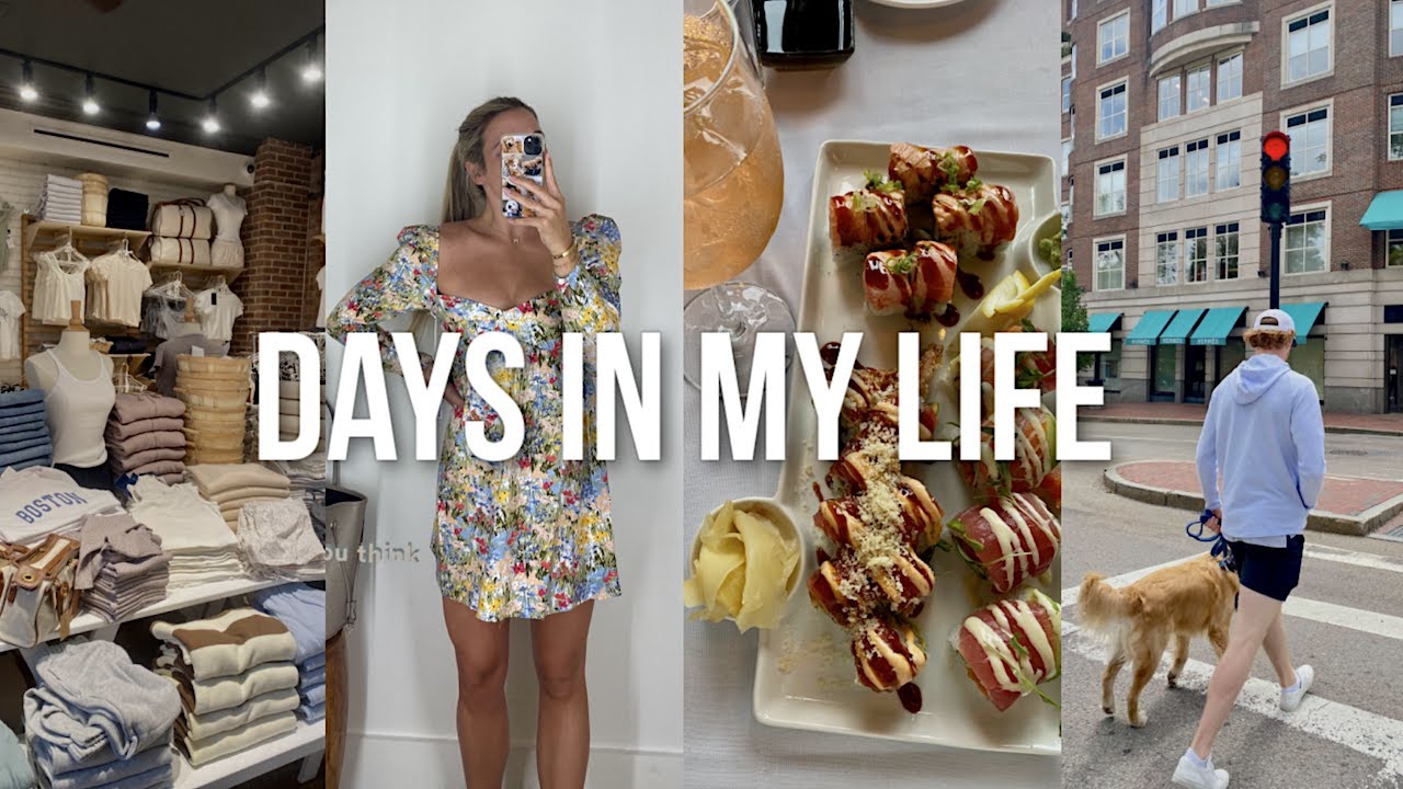 VLOG: newbury st shopping, skims haul, date night, etc