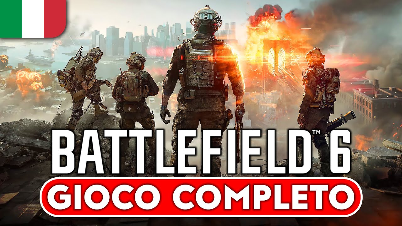 Battlefield 6 Gioco Completo ITA (Gameplay Walkthrough | Full Game | No Commentary 1440p60) LongPlay