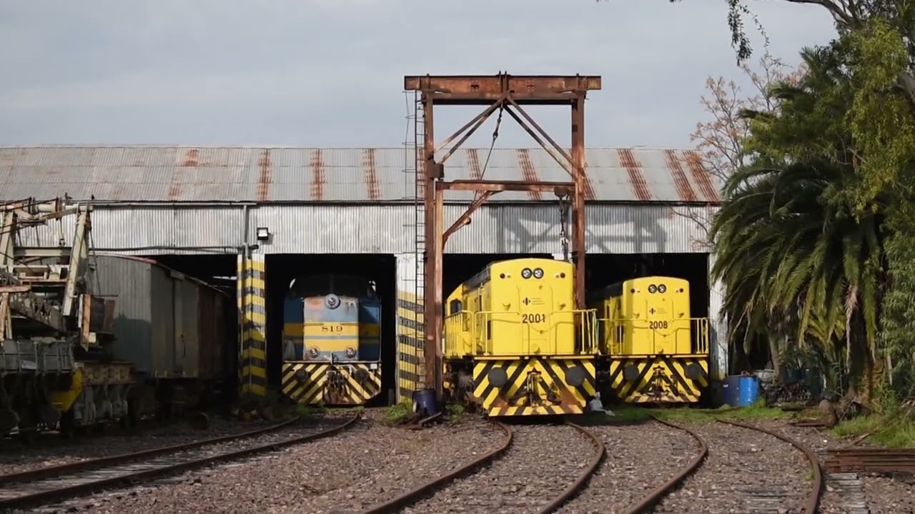 Variedad ferroviaria por Uruguay: AFE, SLF, Portren y Ferrocarril Central