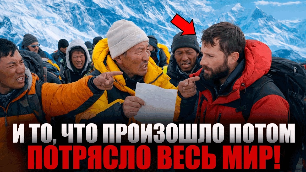 День, когда 100 шерпов ополчились против одного альпиниста | Печально известный инцидент на Эвересте